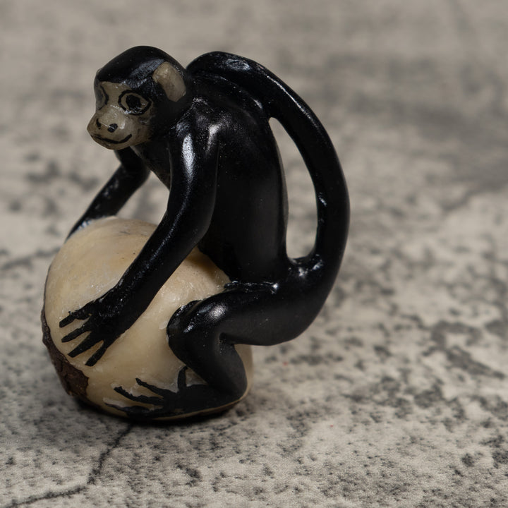White Face Monkey Tagua Carving