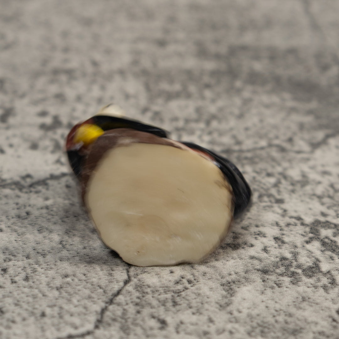 White Face Monkey With Infant Tagua Carving