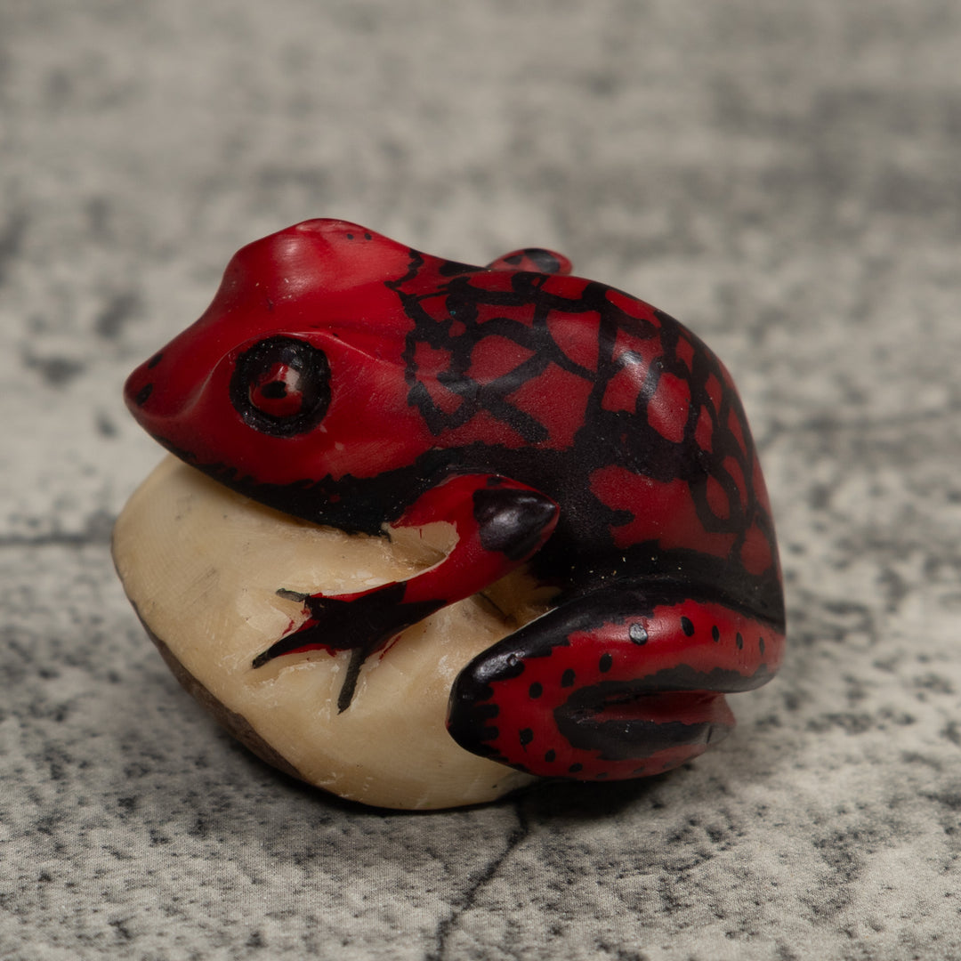 Poison Dart Frog Tagua Carving
