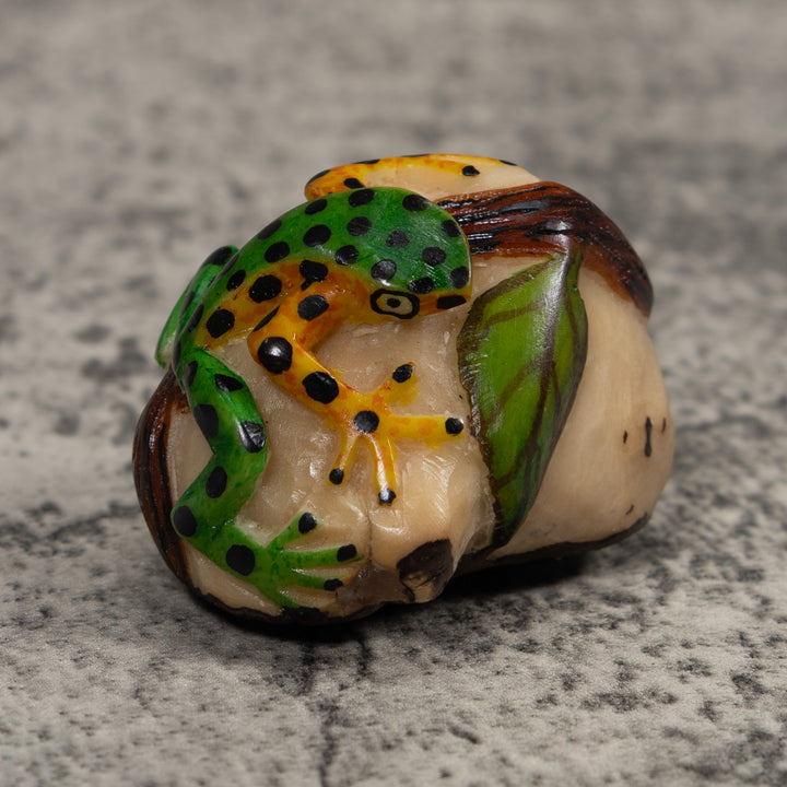 Poison Dart Frog Tagua Carving