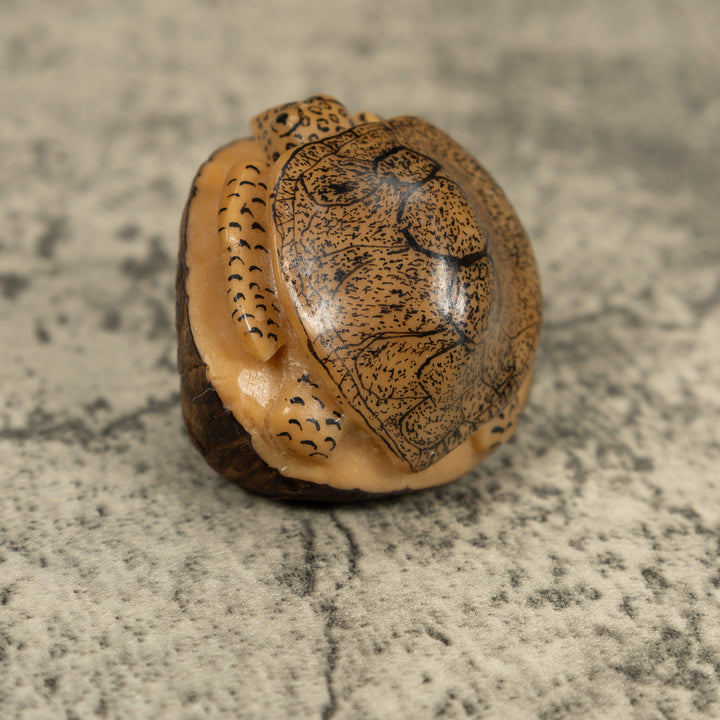 Vintage Sea Turtle Tagua Carving