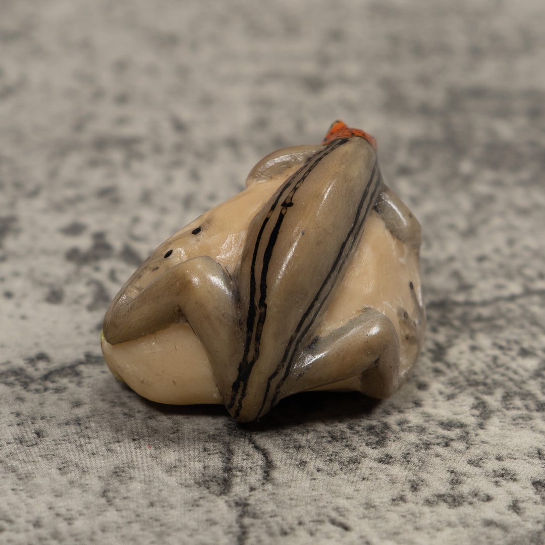 Redhead Gecko Lizard Reptile Tagua Carving