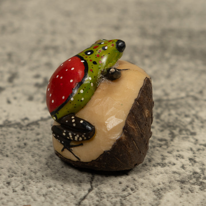 Poison Dart Frog Tagua Carving