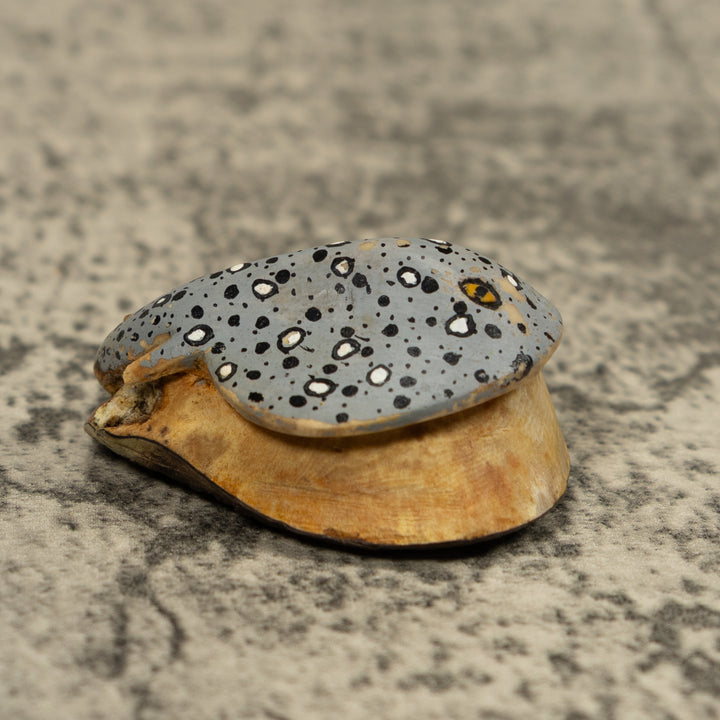 Stingray Fish Ocean Tagua Carving