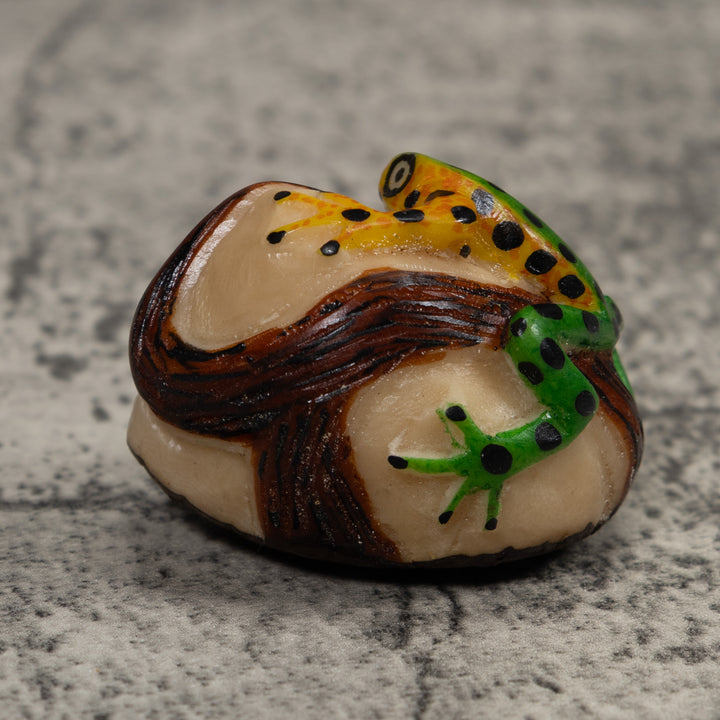 Poison Dart Frog Tagua Carving