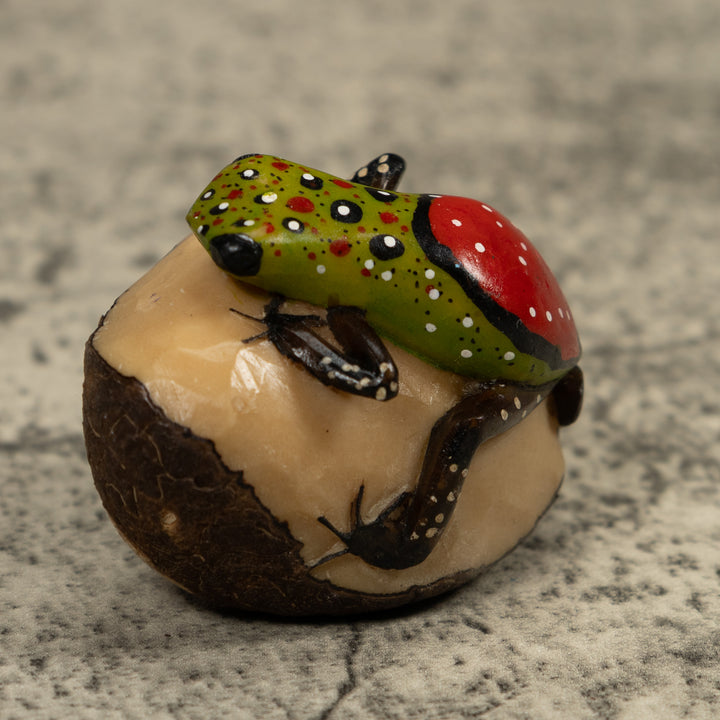 Poison Dart Frog Tagua Carving