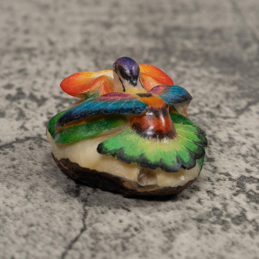 Hummingbird Tagua Carving