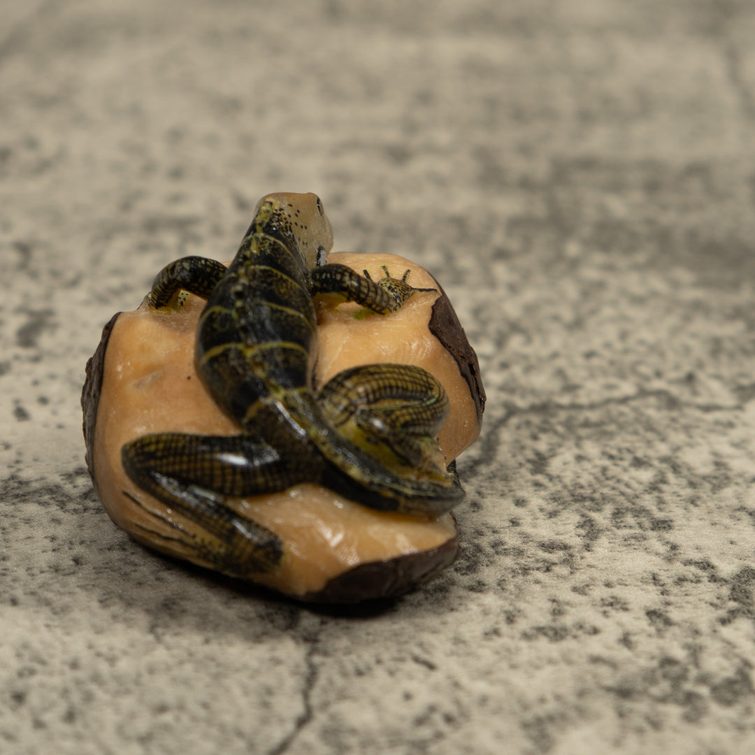 Iguana Lizard Tagua Carving