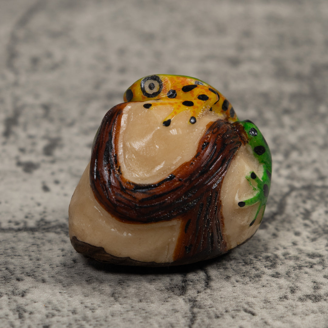 Poison Dart Frog Tagua Carving