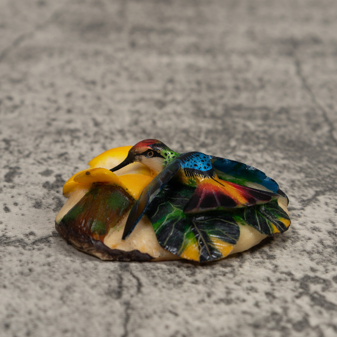 Hummingbird Tagua Carving
