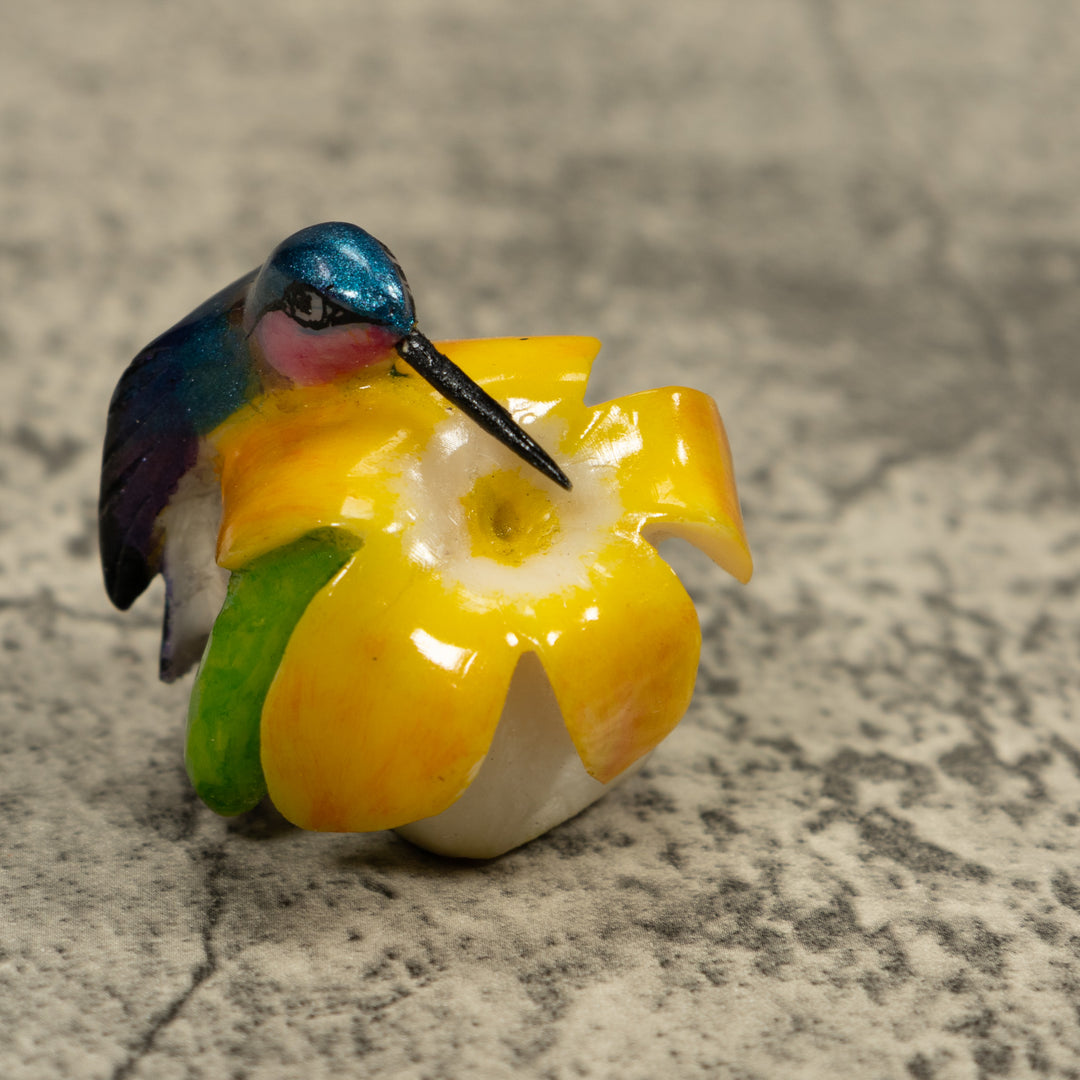 Hummingbird Tagua Carving