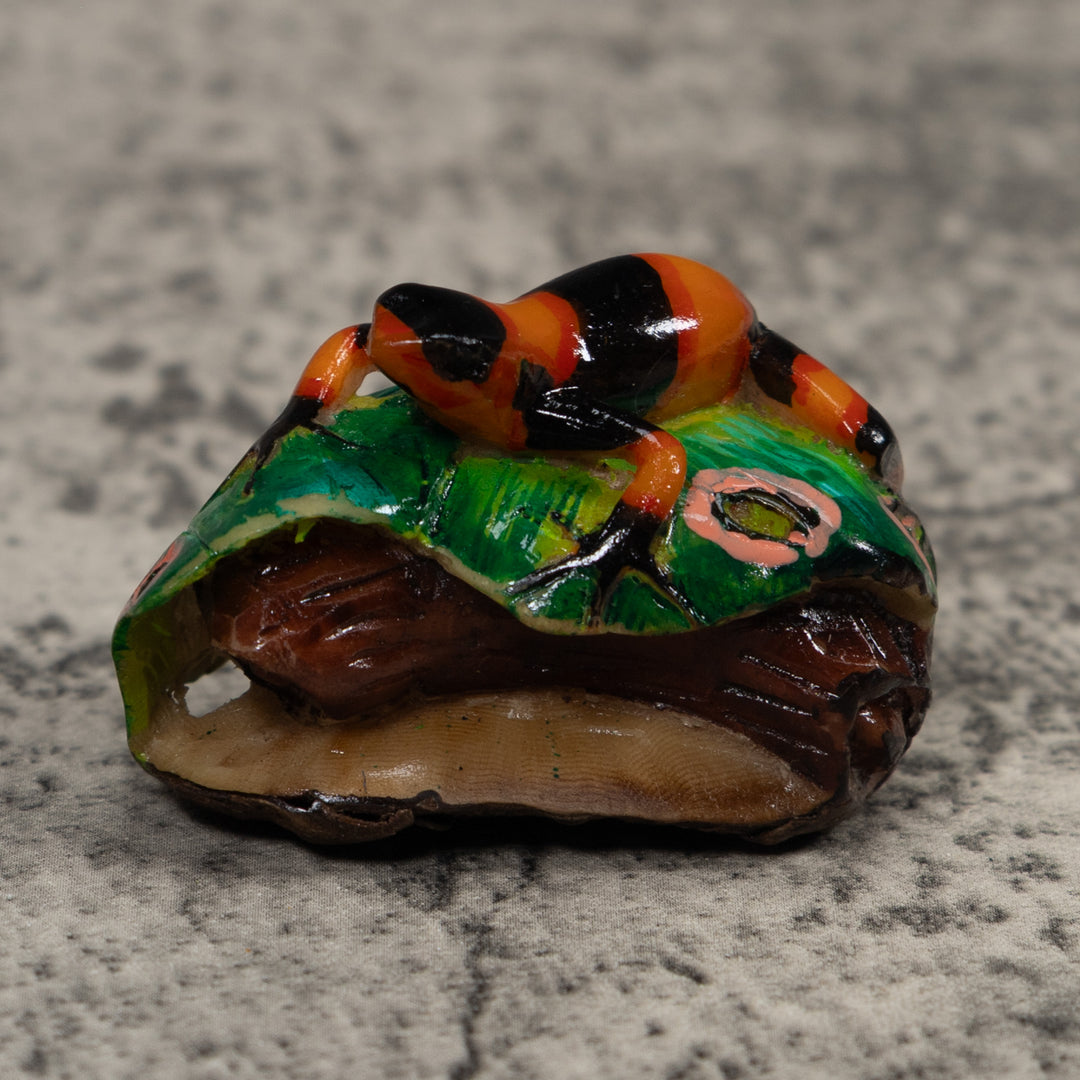 Poison Dart Frog Tagua Carving