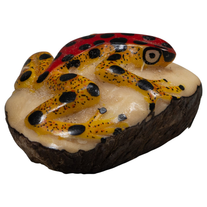 Vintage Poison Dart Frog Tagua Carving