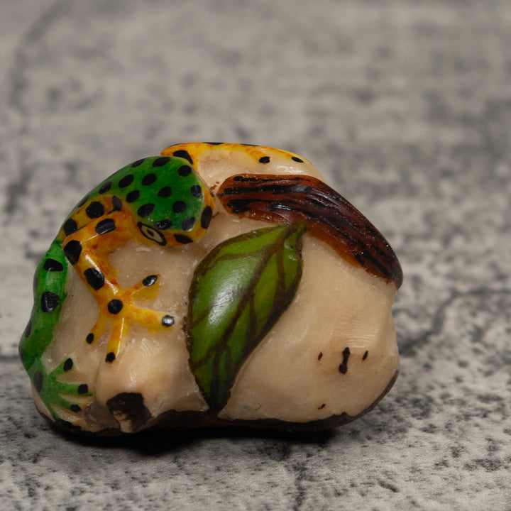 Poison Dart Frog Tagua Carving