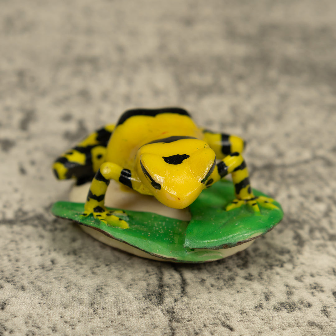 Golden Frog Tagua Carving