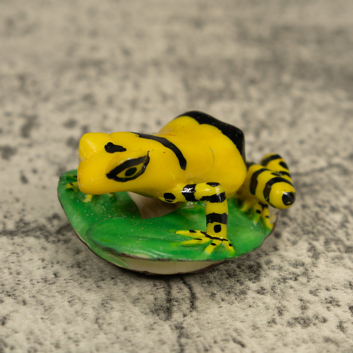 Golden Frog Tagua Carving