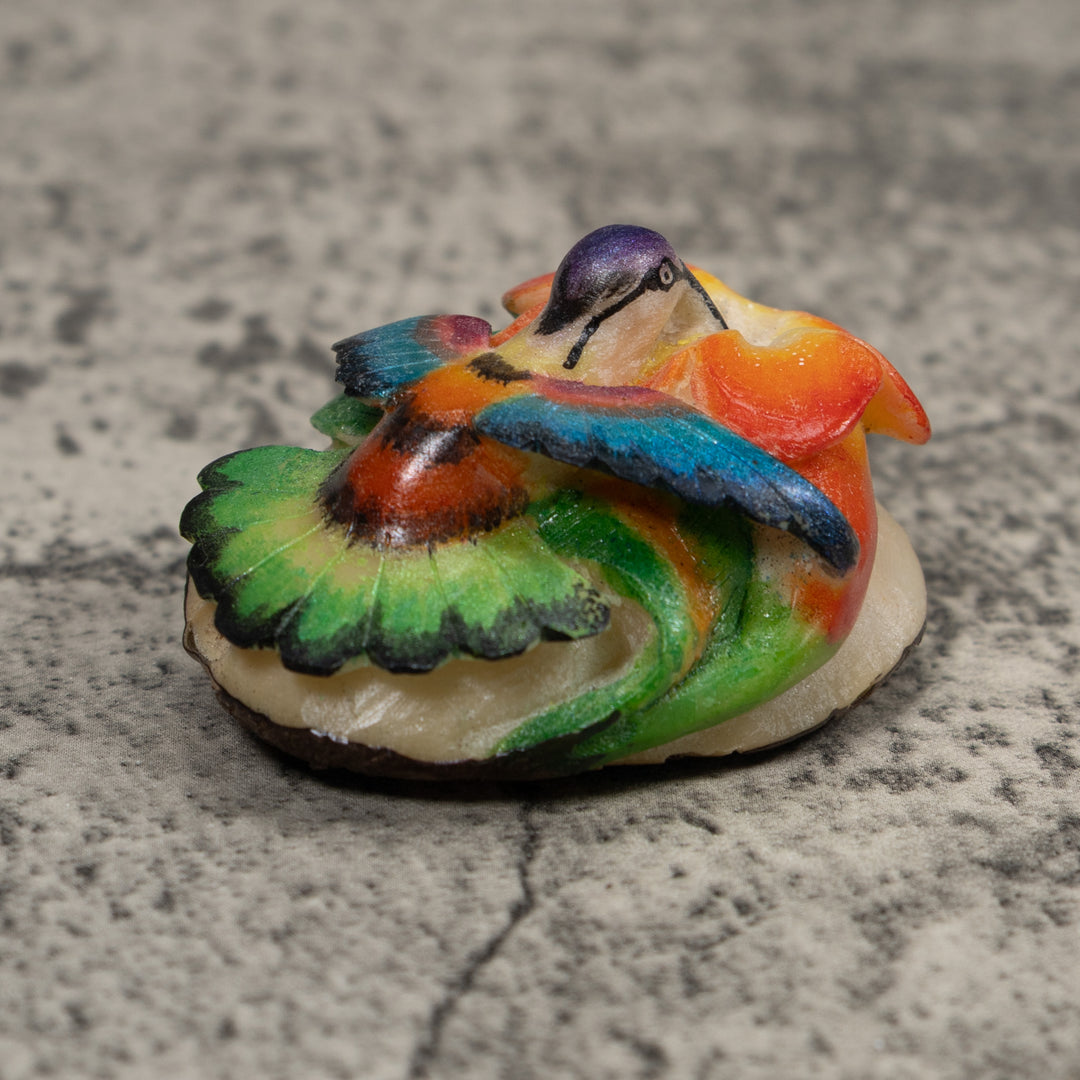 Hummingbird Tagua Carving