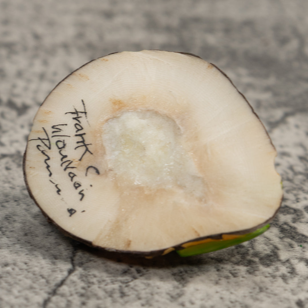 Double Red-Eyed Tree Frog Tagua Carving