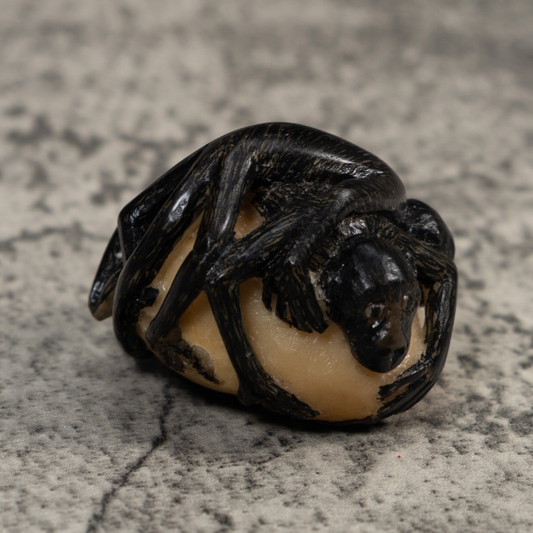 Double Howler Monkey Tagua Carving
