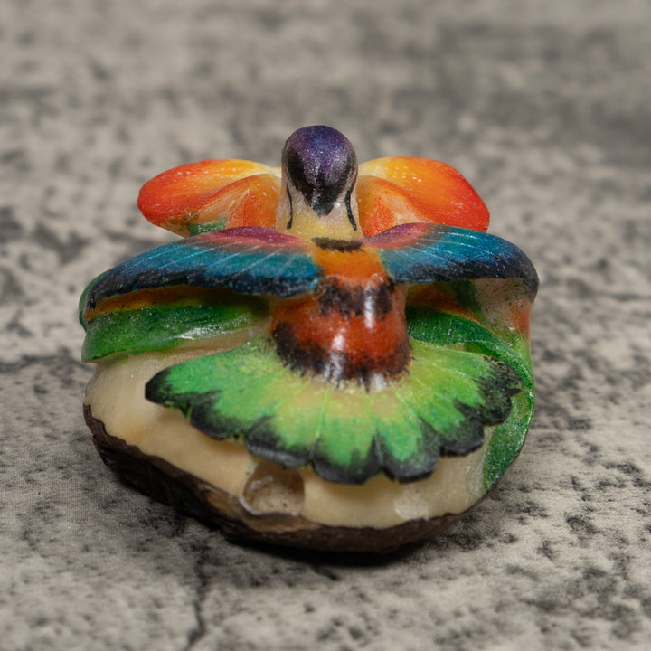 Hummingbird Tagua Carving
