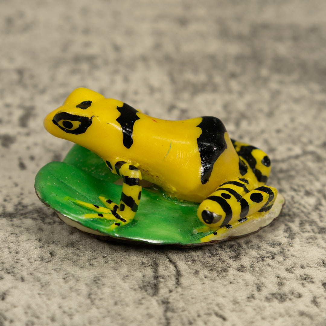 Golden Frog Tagua Carving