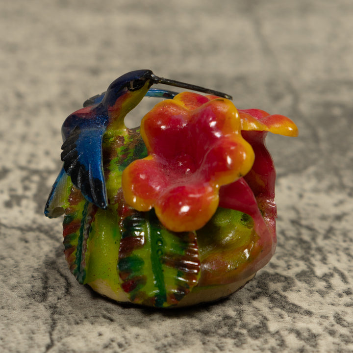 Hummingbird Tagua Carving