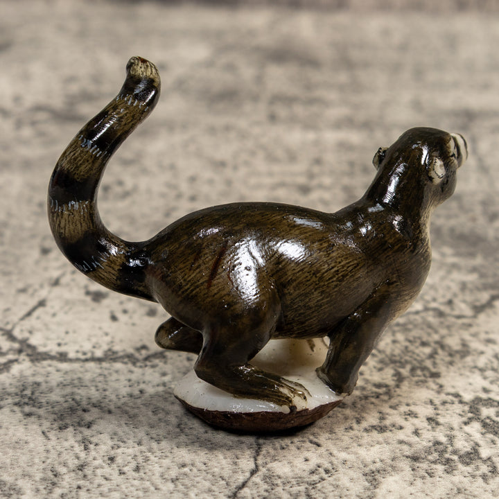 Gorgeous Coatimundi Tagua Carving