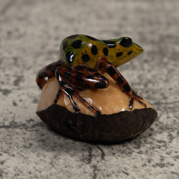 Frog Tagua Carving