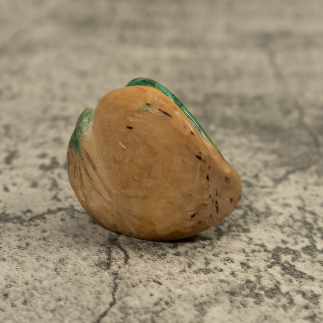 Vintage Iguana Lizard Reptile Tagua Carving