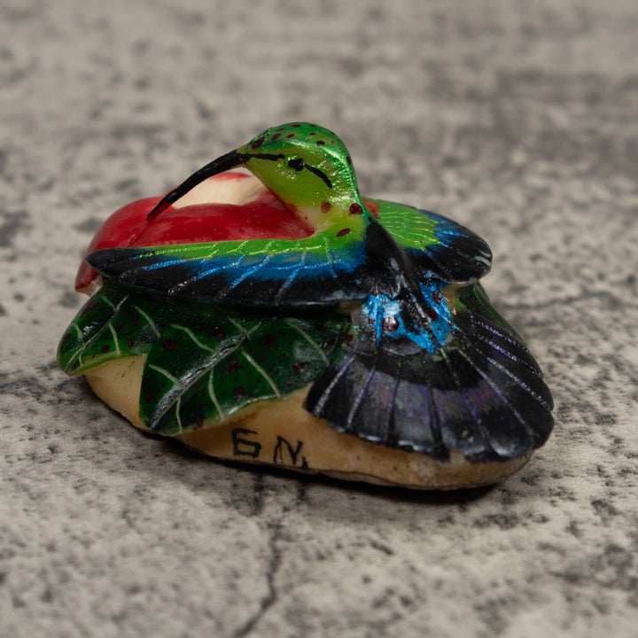 Hummingbird Tagua Carving
