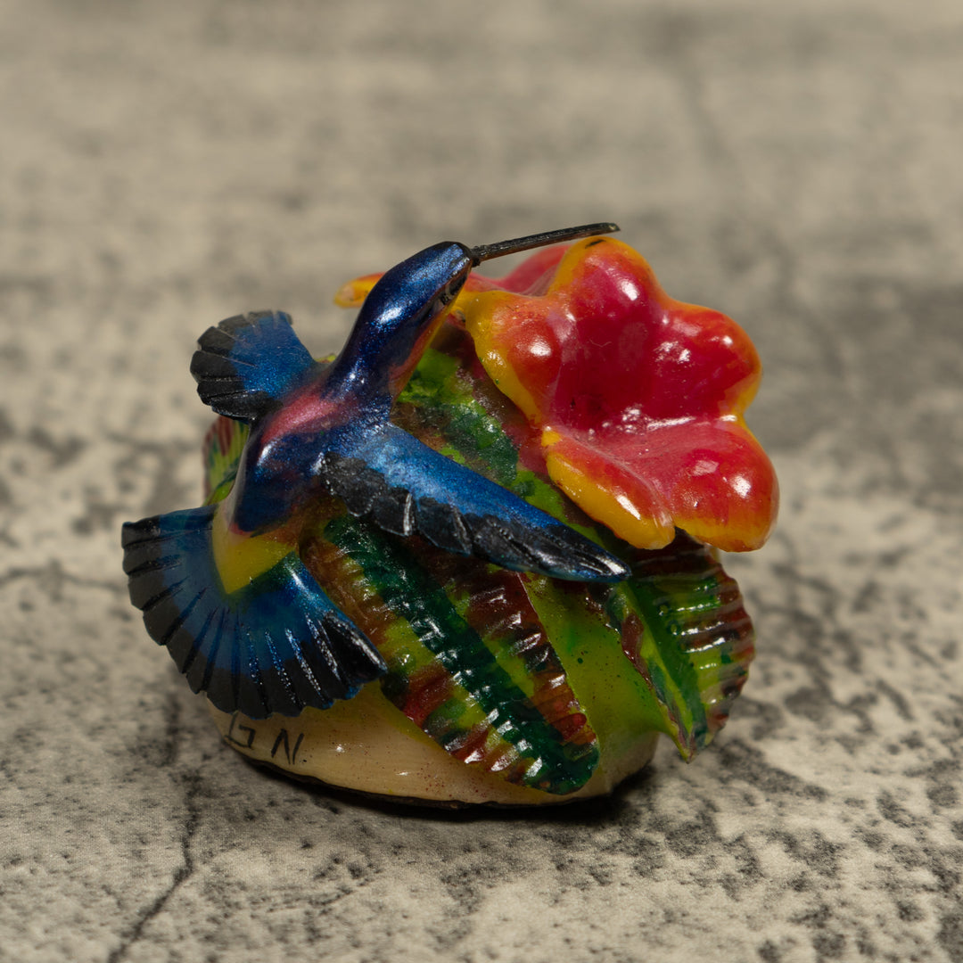 Hummingbird Tagua Carving