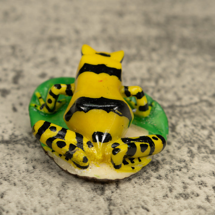 Golden Frog Tagua Carving