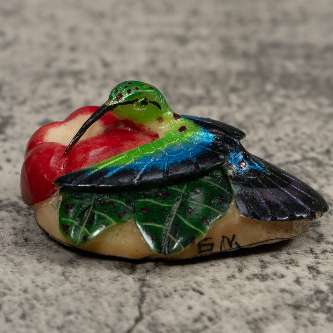 Hummingbird Tagua Carving