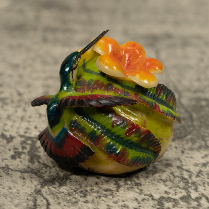 Hummingbird Tagua Carving