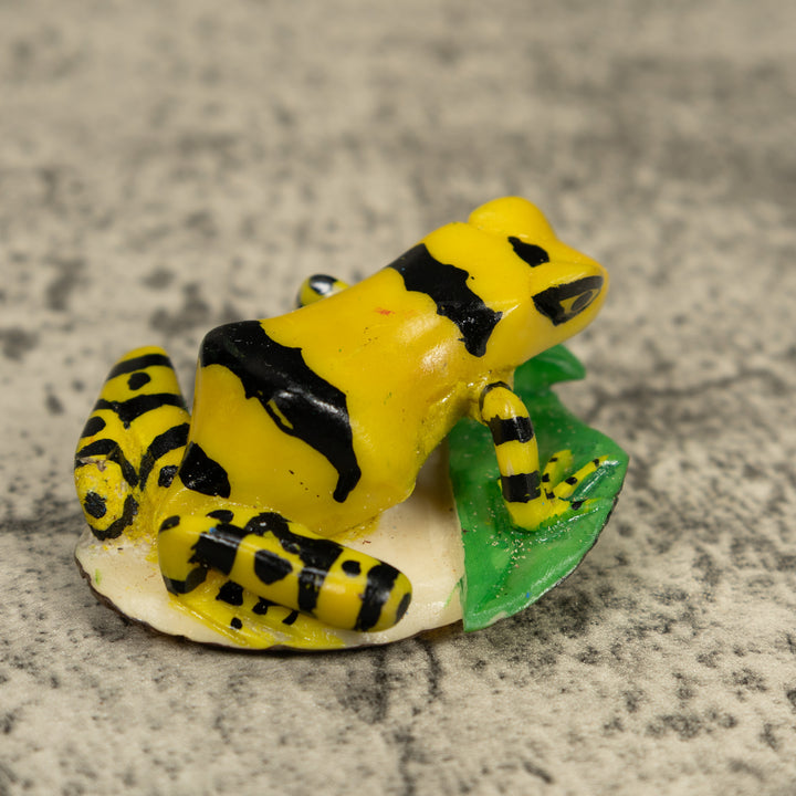 Golden Frog Tagua Carving
