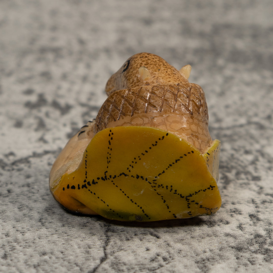 Vintage Armadillo Tagua Carving