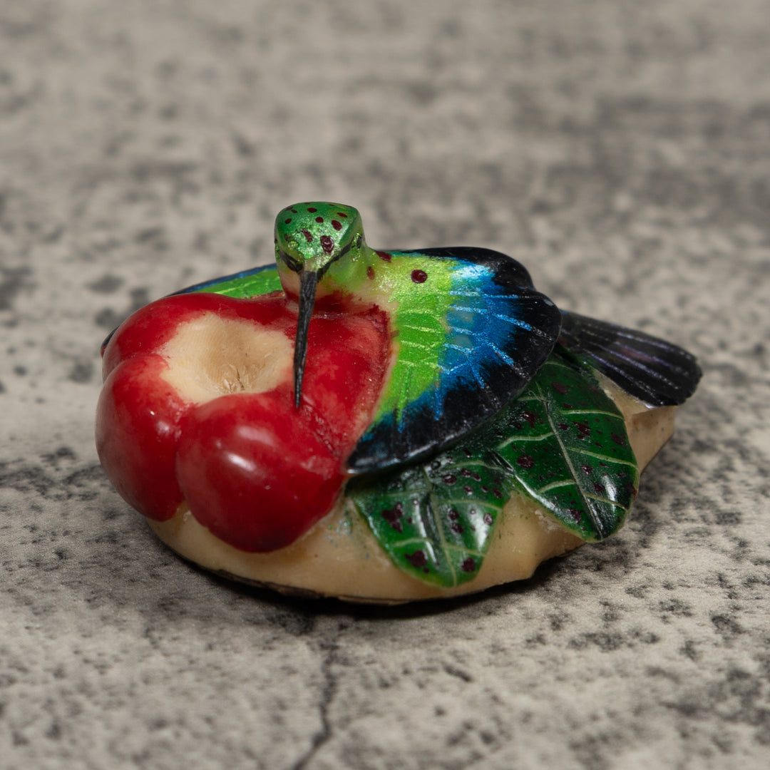 Hummingbird Tagua Carving