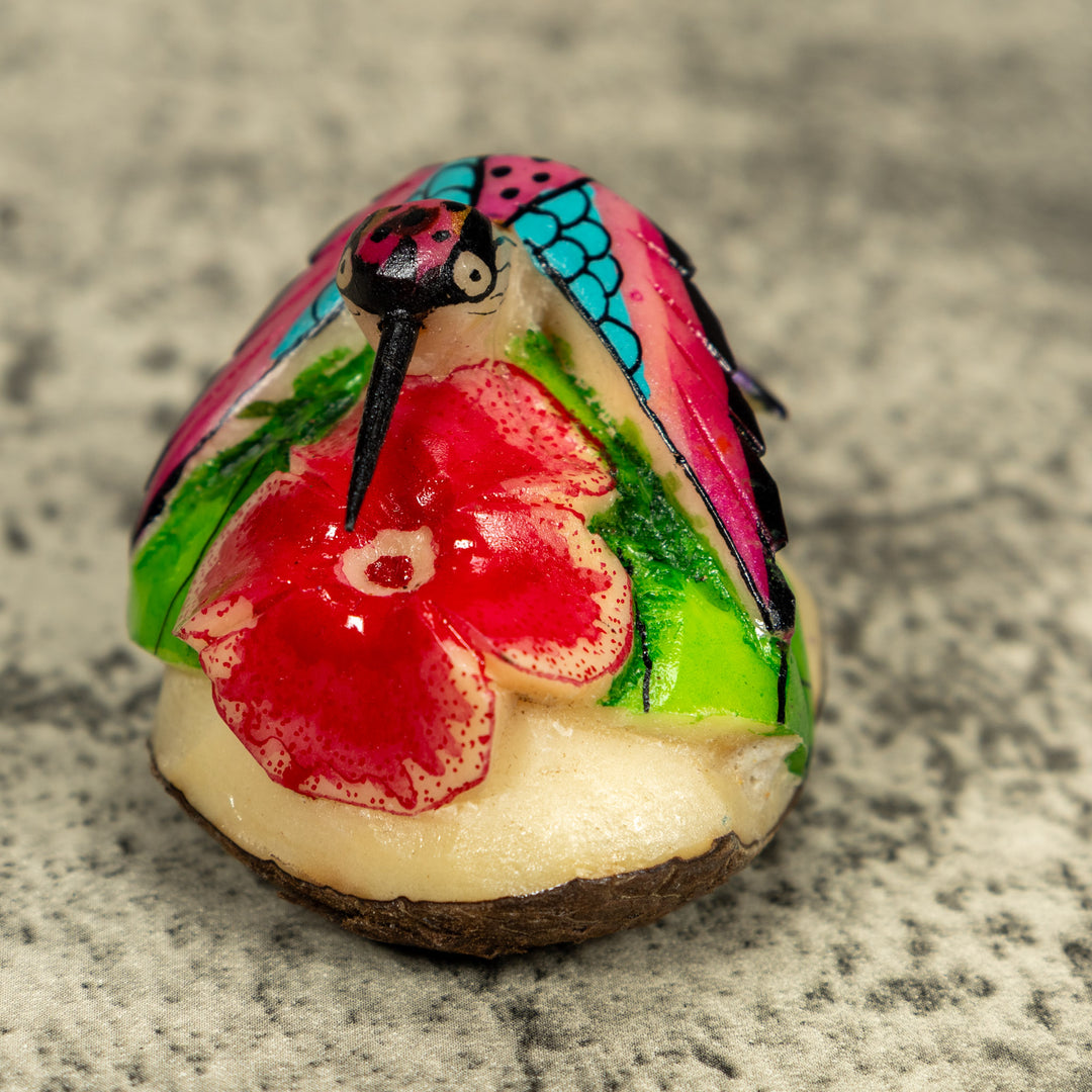 Hummingbird Tagua Carving