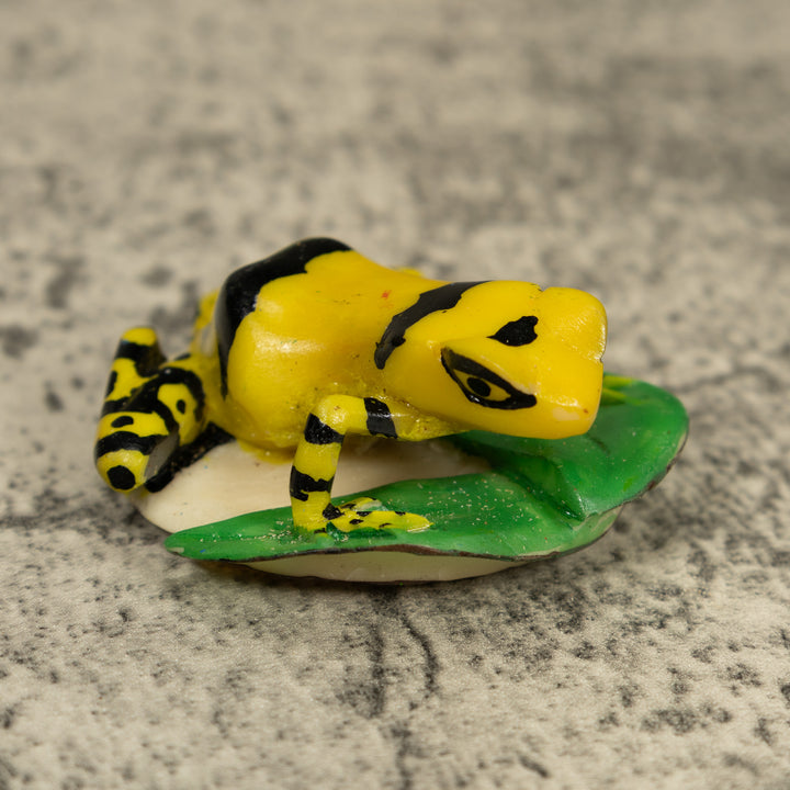 Golden Frog Tagua Carving