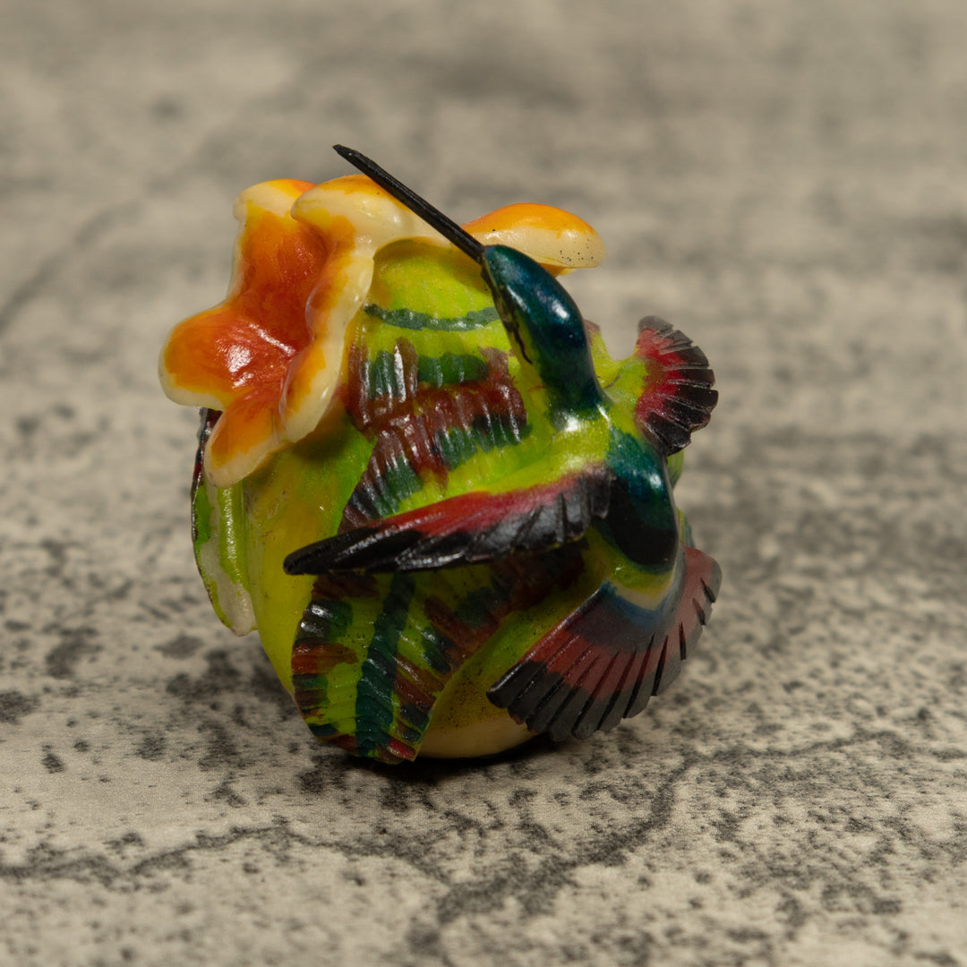 Hummingbird Tagua Carving