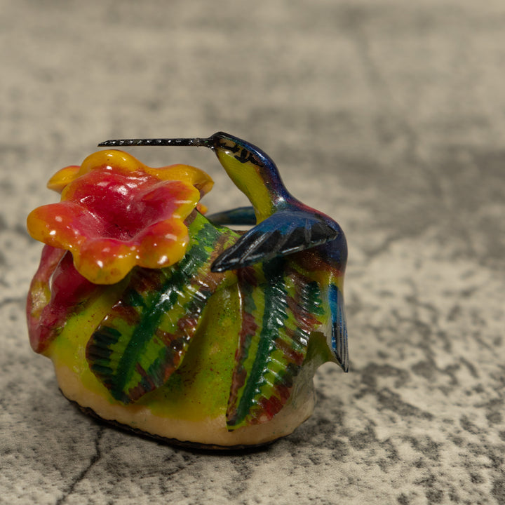 Hummingbird Tagua Carving