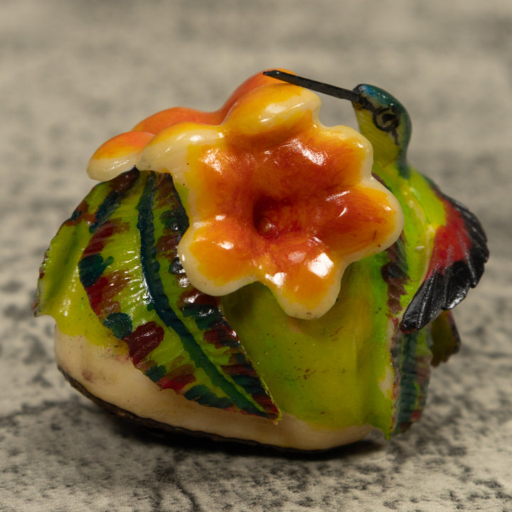 Hummingbird Tagua Carving