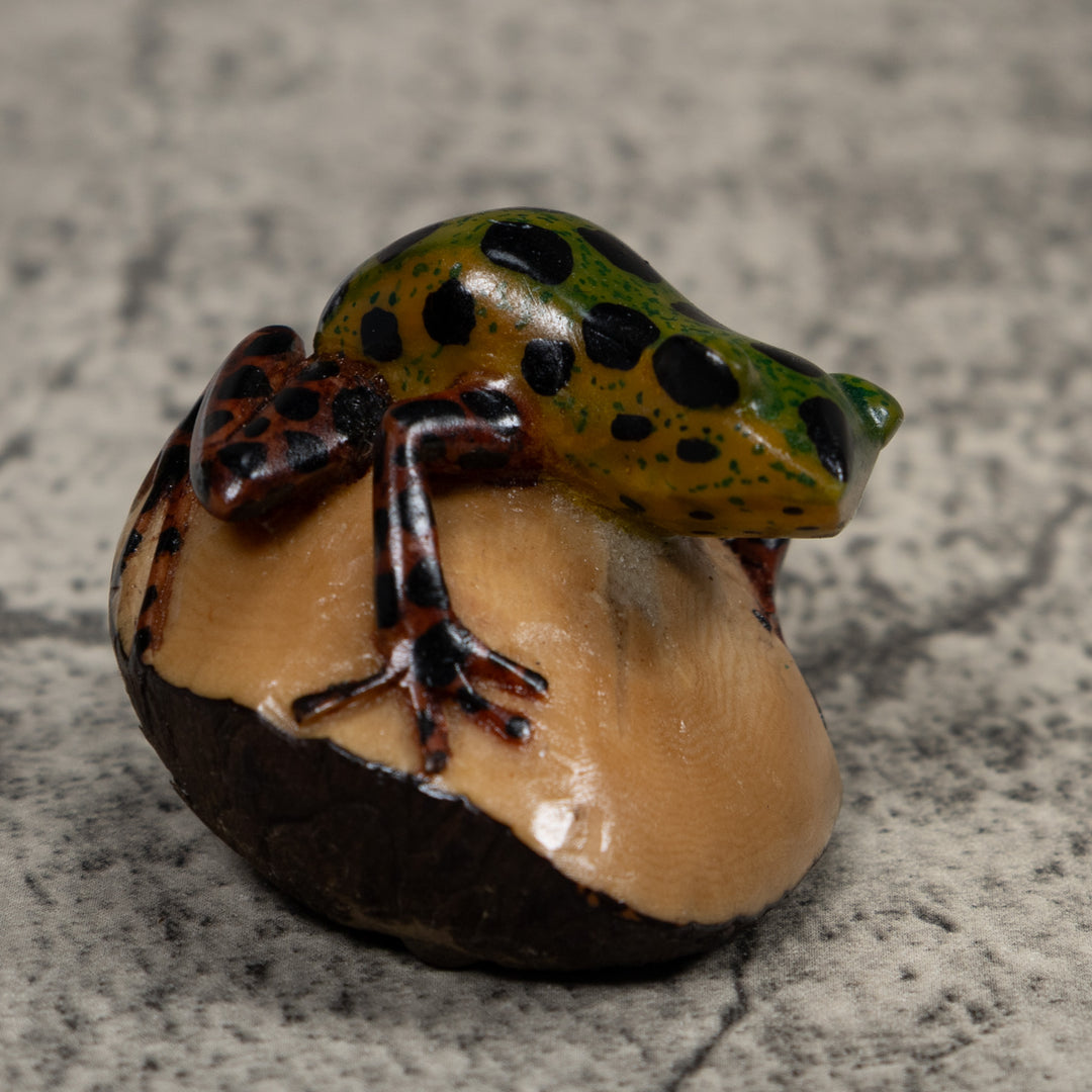 Frog Tagua Carving