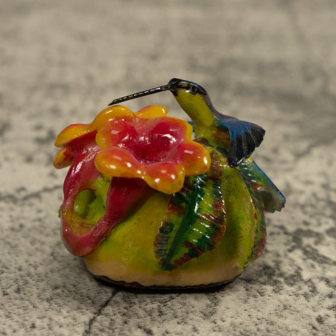 Hummingbird Tagua Carving