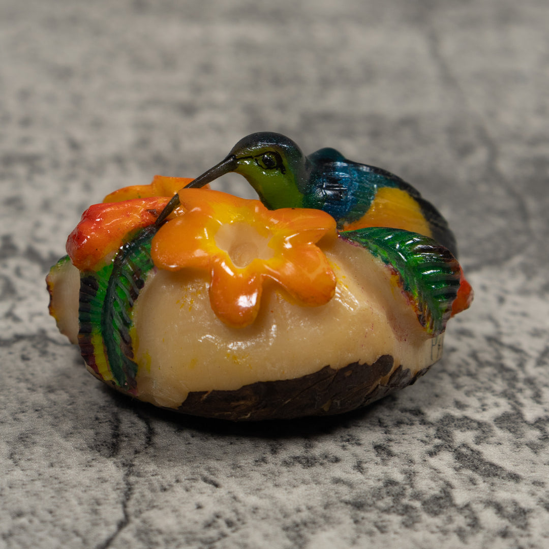 Hummingbird Tagua Carving