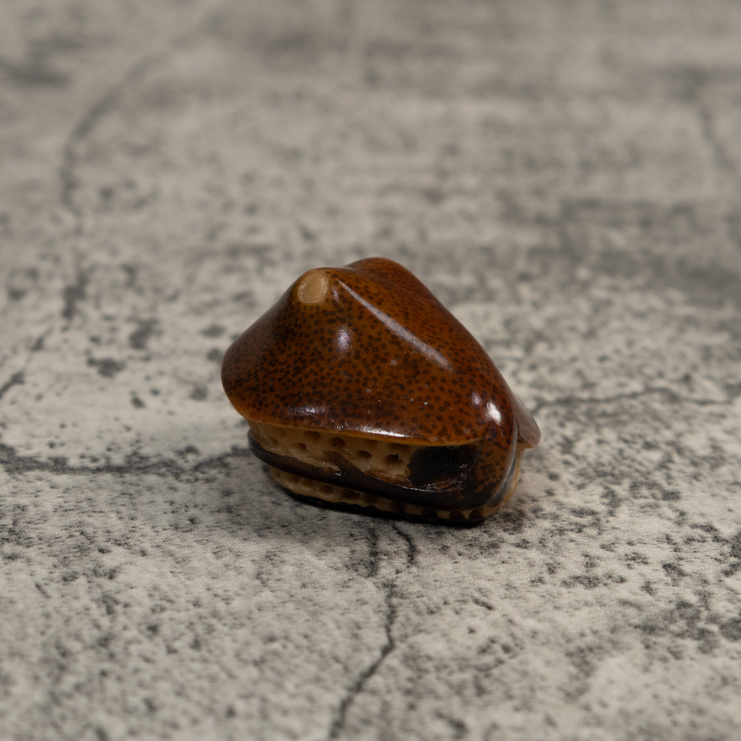 Vintage Stingray Fish Tagua Carving