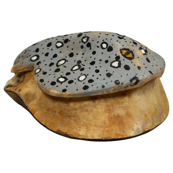 Stingray Fish Ocean Tagua Carving