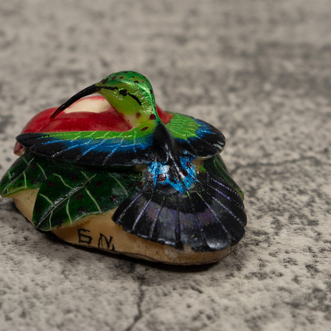 Hummingbird Tagua Carving