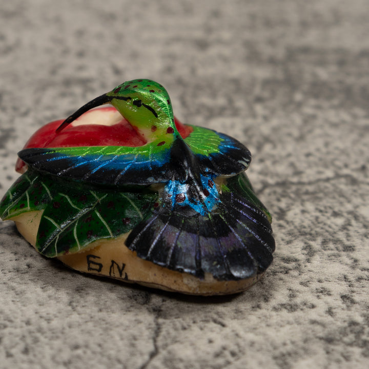 Hummingbird Tagua Carving