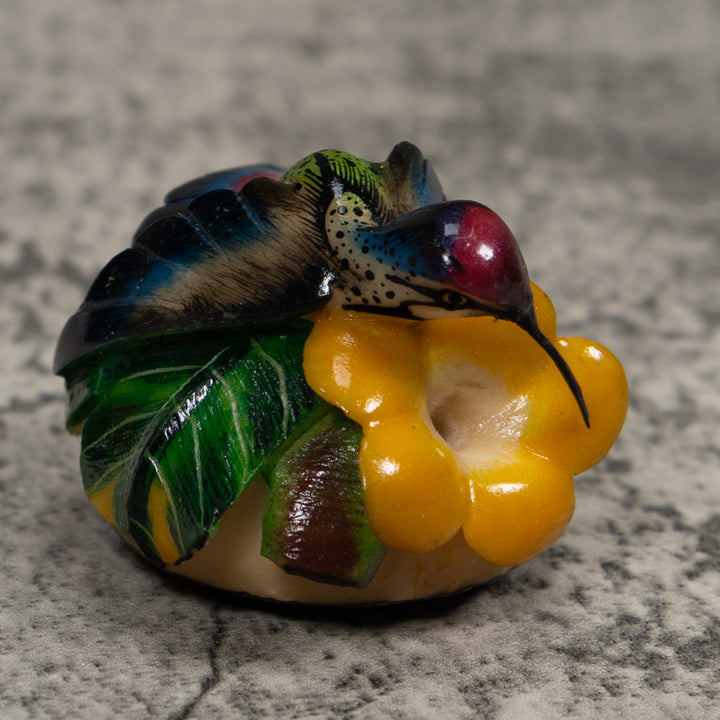 Hummingbird Tagua Carving